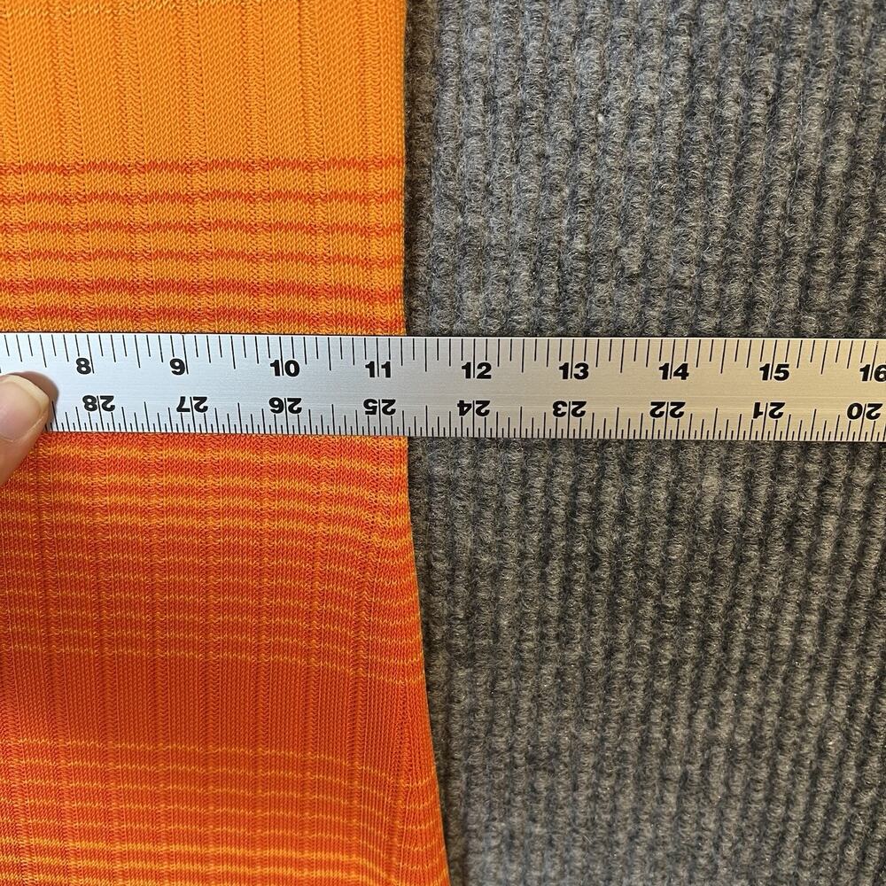 Maje Womens Tie Dye Knit Maxi Dress Size Small? Sleeveless Orange White - Picture 8 of 10